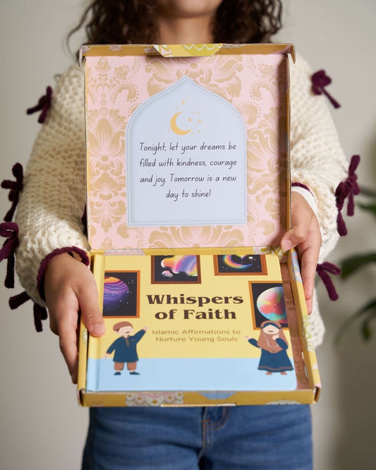 Whispers of Faith Islamic affirmation book for Muslim mental health and family healing